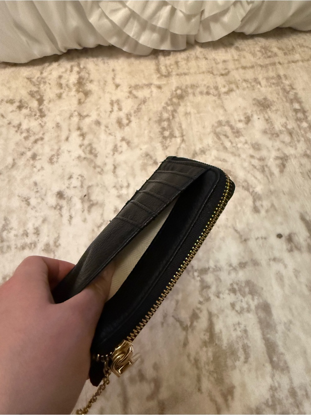 Aimee Kestenberg Good Life Leather Zip Wallet - Picture 6 of 7